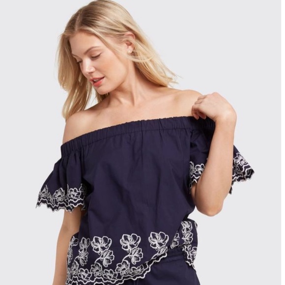 NWT Draper James Embroider Eyelet Shorts - Picture 5 of 8